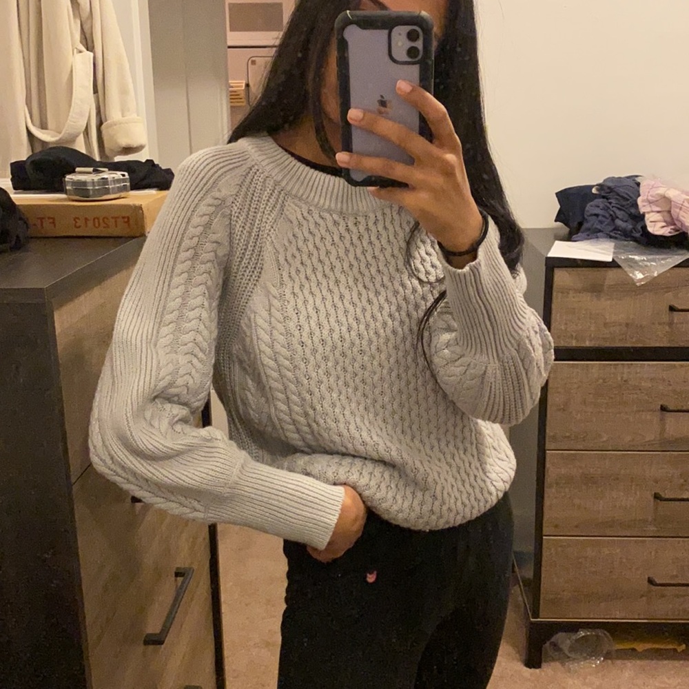 Cashmere blend fisherman sweater NEW